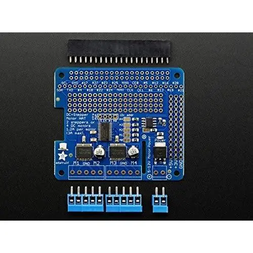 Lot de 1 module moteur pas à pas Stepper Motor HAT pour Raspberry Pi Lot de 1 module moteur pas à pas Stepper Motor HAT pour Raspberry Pi
