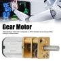 DC 6V Gear Motor, 10 RPM High Torque Motor, Speed Reduction Geared Motor with 3x10mm Shaft for Robots Home Appliances, Geared Motor