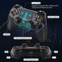 Wireless Gaming Controller For PS-4,Replacement Bluetooth Game Controller With Motion Motors For PS-4/Pro/PC/Laptop,Joystick With Dual Vibration