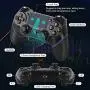 Wireless Gaming Controller For PS-4,Replacement Bluetooth Game Controller With Motion Motors For PS-4/Pro/PC/Laptop,Joystick With Dual Vibration