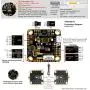 T-Motor F7 Flight Controller, Faster Calculation Speed, Flight Controller Simplified F7 FC, All UART Support Telemetry and SBUS