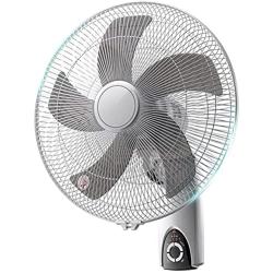 WACZJ Wall Mounted Fans with Remote Control 3 Speeds Timer Function 120° Left and Right Swing Head Operated for Home Bed Office