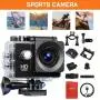 Caméra d'action Full HD 1080P - Écran LCD de 2 pouces et résolution 5MP - Objectif grand angle 170°, batterie rechargeable 900mAh - Idéale pour la plongée, le surf, le cyclisme et les aventures en plein air - Noir Caméra d'action Full HD 1080P - Écran LCD de 2 pouces et résolution 5MP - Objectif grand angle 170°, batterie rechargeable 900mAh - Idéale pour la plongée, le surf, le cyclisme et les aventures en plein air - Noir