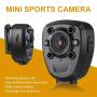 Caméra corporelle miniature rechargeable 1080P, portable, avec vision nocturne et grand angle, idéale pour le cyclisme, le sport, les voyages, Cadeau pour Noël et Thanksgiving. Caméra corporelle miniature rechargeable 1080P, portable, avec vision nocturne et grand angle, idéale pour le cyclisme, le sport, les voyages, Cadeau pour Noël et Thanksgiving.