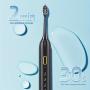 Sonic Electric Toothbrush With USB Charging, Couples With Replaceable Head Metal Shaft Electric Toothbrush For Adults, Men And Women, Smart Timer And 5 Replacement Brush Heads