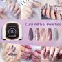 180w UV LED Nail Art Light, UV Light for Nail Art, Gel Nail Polish Dryer, 4 Timer Settings and Smart Automatic Sensor, Professional Nail Strip for Home Salon