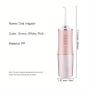 Portable Cordless Electric Water Pressure Retractable Water Flosser Teeth Cleaning Oral Irrigator Dental For Teeth