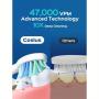 1pc STOBOK Sonic Electric Toothbrush, 47, 000 VPM, USB Powered with Charger, Microfiber Bristles, W-Shaped Head for Deep Cleaning, Adult Ultrasonic Dental Care, Family Essential