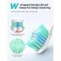 1pc STOBOK Sonic Electric Toothbrush, 47, 000 VPM, USB Powered with Charger, Microfiber Bristles, W-Shaped Head for Deep Cleaning, Adult Ultrasonic Dental Care, Family Essential