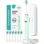 1pc STOBOK Sonic Electric Toothbrush, 47, 000 VPM, USB Powered with Charger, Microfiber Bristles, W-Shaped Head for Deep Cleaning, Adult Ultrasonic Dental Care, Family Essential