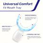 LED Teeth Whitening Light, Silicone Tray, USB Rechargeable, 200mAh Lithium Battery, Oral Care Tool for Teeth Brightening, Comfort Fit Design, No Alcohol