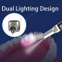 1pc Rechargeable Electric Tooth Cleaner with 5 Speed Modes, LED Light, USB Charging, Mirror, 2 Interchangeable Tips, Tartar Cleaner for Crevice Cleaning and Stain Removal