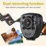Caméra corporelle miniature rechargeable 1080P, portable, avec vision nocturne et grand angle, idéale pour le cyclisme, le sport, les voyages, Cadeau pour Noël et Thanksgiving. Caméra corporelle miniature rechargeable 1080P, portable, avec vision nocturne et grand angle, idéale pour le cyclisme, le sport, les voyages, Cadeau pour Noël et Thanksgiving.