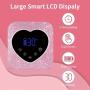 Rechargeable 72W Cordless Nail Lamp - Fast Drying, 5 Timer Settings, Touch Control & Auto Sensor - Ideal for Gel Nail Polish, Salon-Quality Nails at Home