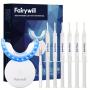 Fairywill Teeth Whitening Kit LED Light W/22%, Teeth Whitening Light with 6 Carbamide Peroxide Teeth Whitening Gel for Sensitive Teeth, Easy to Use