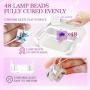 [Portable Resin Lamp] Fast Portable Double Sided Lamp for Resin Curing | Foldable Resin Lamp for Resin Mold DIY Process Decorative Jewelry Making