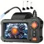 Endoscope Camera with Light - 4.3" LCD Screen Inspection Camera, Borescope with 8 Adjustable LED Lights, HD 1080P Endoscope Camera with 16.5ft Semi-Rigid Cord Gadgets for Men
