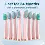 [Sonic Electric Toothbrush] 8 Brush Heads Electric Toothbrush For Adults - Sonic Electric Toothbrush With Deep Clean 5 Modes - Rechargeable Toothbrushes Fast Charge 3 Hours Last 120 Days