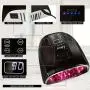 90w Wireless Rechargeable UV LED Nail Lamp 45 LED Beads Nail Machine Black