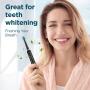 Sonic Electric Toothbrush for Adults, USB Rechargeable Sonic Toothbrush with 8 Brush Heads, Smart Timer, 5 Modes, 3-Hour Fast Charge Last 120 Days