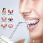 Nettoyant Interdentaire Portable, Irrigateur Oral Sans Fil Avec Réservoir d'Eau de 140 ml, 3 Modes et 5 Buses, Irrigateur Oral Waterproof avec Sac de Voyage pour Maison et Voyages, Cadeau Idéal Nettoyant Interdentaire Portable, Irrigateur Oral Sans Fil Avec Réservoir d'Eau de 140 ml, 3 Modes et 5 Buses, Irrigateur Oral Waterproof avec Sac de Voyage pour Maison et Voyages, Cadeau Idéal