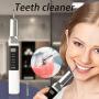 1pc Rechargeable Electric Tooth Cleaner with 5 Speed Modes, LED Light, USB Charging, Mirror, 2 Interchangeable Tips, Tartar Cleaner for Crevice Cleaning and Stain Removal