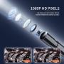 Endoscope Camera with Light, Borescope Camera with 4.3" IPS Screen, 1080P HD with 8 LED Lights, 16.4ft Semi-Rigid Cord Bore Scope, Endoscope for Sewer, Tools for Men (Black)