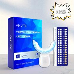 LED Teeth Whitening Light, Silicone Tray, USB Rechargeable, 200mAh Lithium Battery, Oral Care Tool for Teeth Brightening, Comfort Fit Design, No Alcohol