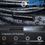 Endoscope Camera with Light - 4.3" LCD Screen Inspection Camera, Borescope with 8 Adjustable LED Lights, HD 1080P Endoscope Camera with 16.5ft Semi-Rigid Cord Gadgets for Men Endoscope Camera with Light - 4.3" LCD Screen Inspection Camera, Borescope with 8 Adjustable LED Lights, HD 1080P Endoscope Camera with 16.5ft Semi-Rigid Cord Gadgets for Men