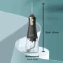 2024 New Cordless Water Flosser, 4 Cleaning Modes 300ML Tank DIY Mode USB Rechargeable, Dental Oral Irrigator For Home And Travel, Gum Care Tongue Cleaning Plaque Removal, Black/White, Compatible With Mouthwash Pulling Oil Cleansing