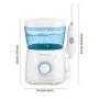 Gifts for Mother's Day, Sawgmore Water Dental Flosser for Teeth/Braces, Water Teeth Cleaner 8 Jet Tips And 10 Adjustable Pressures, Electric Tooth Water Floss for Cleaning And Braces Cleaning, 20.29oz Large Water Tank Oral Irrigator for Family