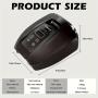 90w Wireless Rechargeable UV LED Nail Lamp 45 LED Beads Nail Machine Black