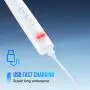 2025 New Tooth Cleaner, USB Electric Toothbrush Cleaning Kit, Multiple Accessories, Travel Carrying Case, Hassle-Free Travel, Great Gifts