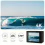 4K Action Camera, with 32G Memory Card, Pre-recording WiFi Camera 170° Remote Control Sports Cameras with Helmet Mount Accessories Kits, for Suitable for Beginners to Take Photos And Record Videos, Christmas, Festival, New Year's Gift