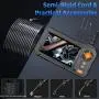 Endoscope Camera with Light - 4.3" LCD Screen Inspection Camera, Borescope with 8 Adjustable LED Lights, HD 1080P Endoscope Camera with 16.5ft Semi-Rigid Cord Gadgets for Men