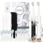 [Sonic Electric Toothbrush] 2pcs Sonic Electric Toothbrush - Adult with 16 Brush Heads, Long Battery Life, Fast Charging, 6 Cleaning Modes, Smart Time Reminder, Valentine's Day Gift
