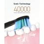 Fairywill Water Flosser And Electric Toothbrush Combo For Braces Bridges Care, Black