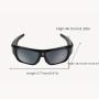 4K HD Camera Glasses, Video Smart Glasses, UHD Sports Camera, Body Camera, Cycling Recorder Camera, 2-hour Video Recording Time, Bike Surveillance Video Recorder Action Cam Glasses, Motorcycle, Car, Fishing, With 64GB Storage Card.Black