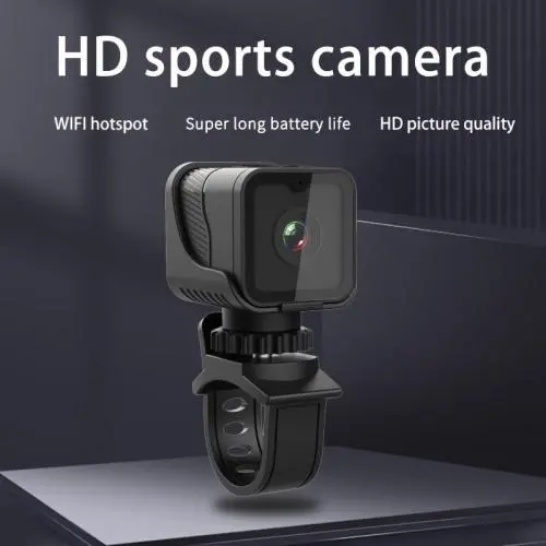 [HD Wireless Camera Wifi Hotspot] 1080P HD Wireless Camera - Portable Mini Network Camera with Wifi Hotspot - Real-Time Recording Via an App for Outdoor Sports, Motorcycles, and Bicycles