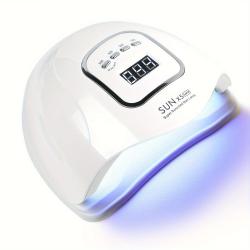 UV LED Gel Nail Lamp, Professional 150W UV Nail Light for Gel Polish Fast Curing, LED Nail Gel UV Nail Dryer for Salon Home