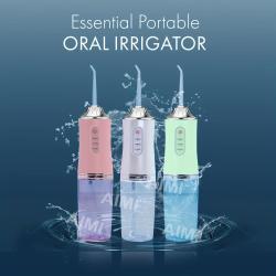 [Portable Dental Sprayer] Powerful Portable Dental Sprayer, USB Charging Household Mouthwash - 3 Modes And 4 Nozzles, Used for Teeth Cleaning, Essential Travel Accessories