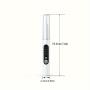 [Sonic Tooth Cleaner] 5-Speed Portable Sonic Electric Tooth Cleaner with LED Light - USB Rechargeable Tartar Removal Device, Lithium Battery, Type-C Charging for Home Dental Care