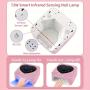 Rechargeable 72W Cordless Nail Lamp - Fast Drying, 5 Timer Settings, Touch Control & Auto Sensor - Ideal for Gel Nail Polish, Salon-Quality Nails at Home