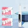 Electric Teeth Cleaner, Teeth Cleaner Set with 5 Cleaning Modes, 3 Replacement Heads, LED Light, USB Rechargeable, Ideal for Home, Outdoor, and Camping Use