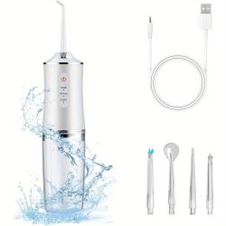 Portable Cordless Electric Water Pressure Retractable Water Flosser Teeth Cleaning Oral Irrigator Dental For Teeth