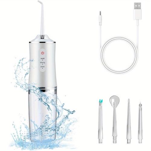 Portable Cordless Electric Water Pressure Retractable Water Flosser Teeth Cleaning Oral Irrigator Dental For Teeth