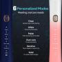 [Sonic Electric Toothbrush] 2pcs Sonic Electric Toothbrush - Adult with 16 Brush Heads, Long Battery Life, Fast Charging, 6 Cleaning Modes, Smart Time Reminder, Valentine's Day Gift
