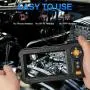 Endoscope Camera with Light - 4.3" LCD Screen Inspection Camera, Borescope with 8 Adjustable LED Lights, HD 1080P Endoscope Camera with 16.5ft Semi-Rigid Cord Gadgets for Men