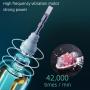 Sonic Electric Toothbrush With USB Charging, Couples With Replaceable Head Metal Shaft Electric Toothbrush For Adults, Men And Women, Smart Timer And 5 Replacement Brush Heads