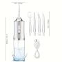 [Portable Dental Sprayer] Powerful Portable Dental Sprayer, USB Charging Household Mouthwash - 3 Modes And 4 Nozzles, Used for Teeth Cleaning, Essential Travel Accessories